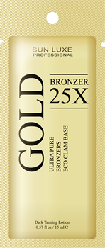 GOLD BRONZER 25х, крем-бронзатор - саше 15 мл Sl-11 - фото 4181