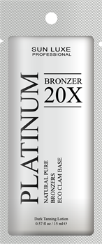 PLATINUM BRONZER 20х, крем-бронзатор - саше 15 мл Sl-10 - фото 4182