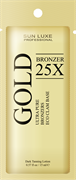 GOLD BRONZER 25х, крем-бронзатор - саше 15 мл Sl-11