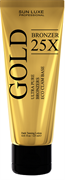 GOLD BRONZER 25х, крем-бронзатор - туба 125 мл Sl-111